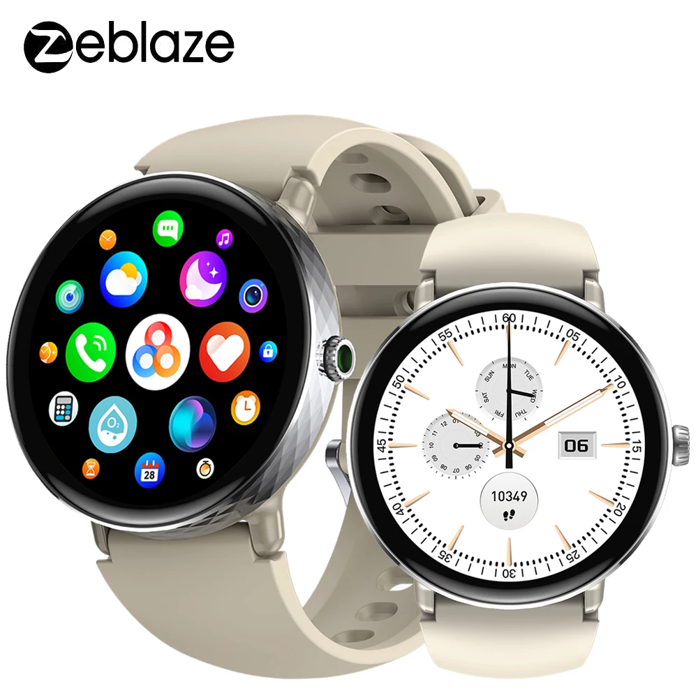

Zeblaze Lily 2, женские умные часы с Bluetooth-звонком, 1,2 дюйма, AMOLED, круглый экран, классические женские умные часы, спортивный трекер здоровья