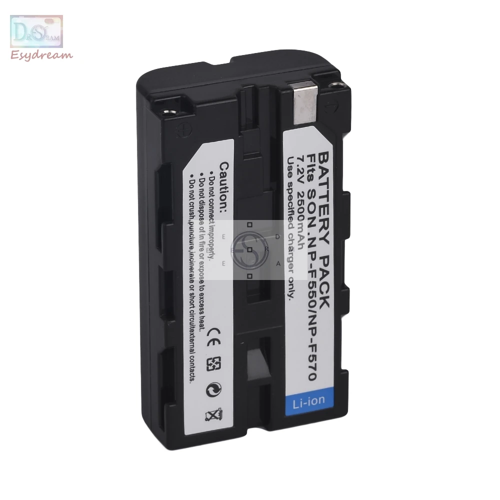 F550 NP-F550 F330 F570 2500mAh Battery for SONY GV-D200 D800 CCD-SC55 TR818 TR910 TR917 TRV75 PM090