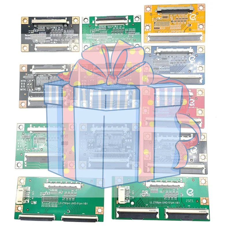 

96Pin To 51Pin LVDS FPC VBYONE Converter Board For 4K LCD LED TV Panel Repair Replacement Adapter Card