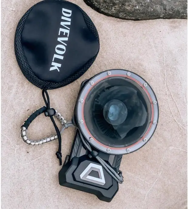 DIVEVOLK-Diving Waterproof Phone Housing, Underwater Case for iPhone 12, 13, 14 Max, Huawei, SUMSUNG, Xiaomi Photo