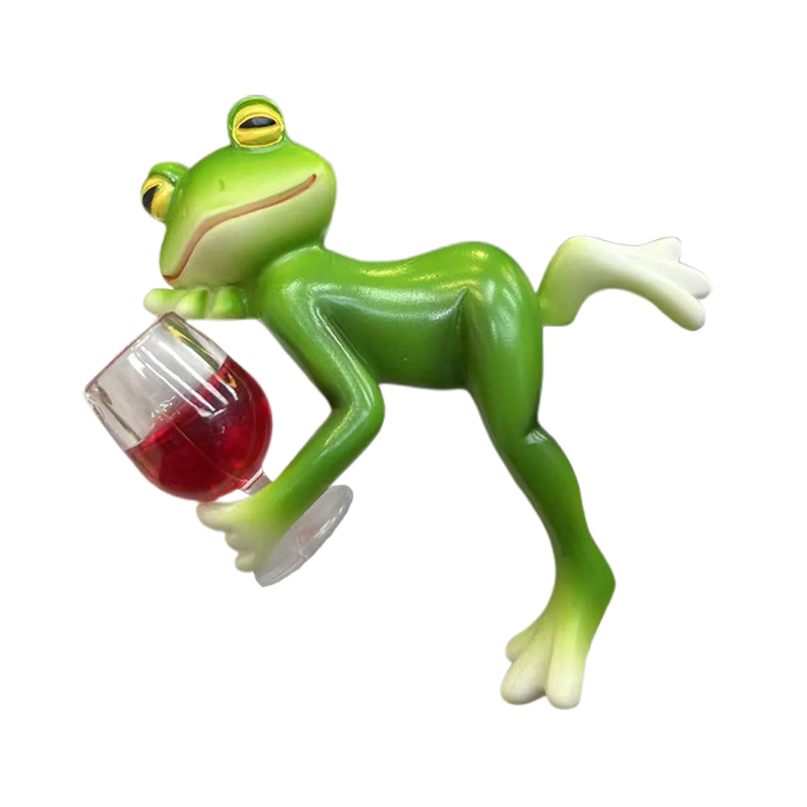

Simulation Frog Statue Glass Fish Tank Flower Pot Hanging Pendant Creative Animal Ornaments For Indoor Outdoor Garden Patio Yard