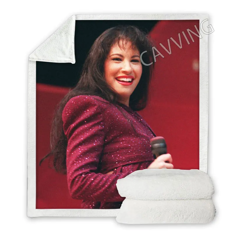 

Selena Quintanilla 3D Printed Sherpa Blanket Rectangle Blanket Textiles Fleece Wearable Blanket Throw Blanket Home Decor