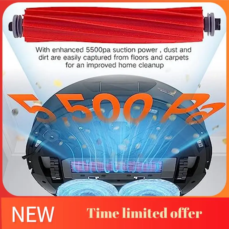 A006-Mop منصات الجانب الرئيسي فرشاة أكياس الغبار فلتر Hepa استبدال عدة فراغ الملحقات مجموعة ل Roborock Q Revo روبوت فراغ