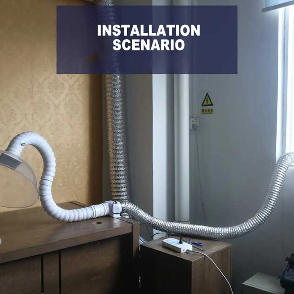 Cappa da cucina aspiratore di fumo piccolo ventilatore di purificazione per saldatura moxibustione aspiratore di fumo estrattore De Humos Cocina