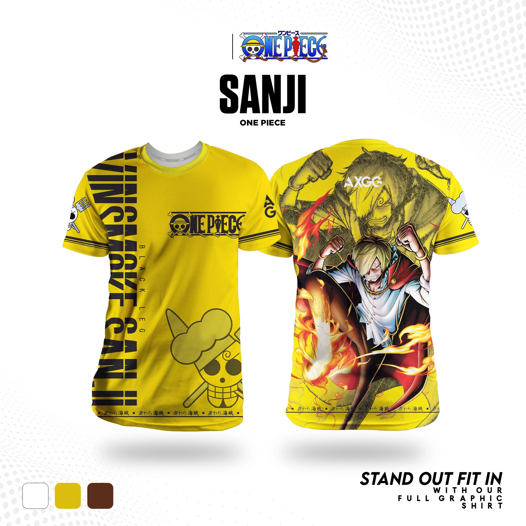 เสื้อยืดลายอนิเมะวันพีซ แบนได ลายทีมโจรสลัดหมวกฟาง สำหรับผู้ใหญ่และเด็ก ไม่ซีดจาง แห้งเร็ว น้ำหนักเบา เหมาะสำหรับฤดูร้อน