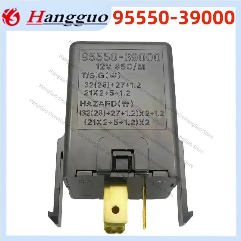 Brand new and original  Modern automotive flash relay 95550-39000 turn signal 3-pin electronic flash device 12V