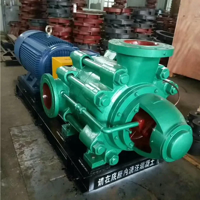2026 hot sale D/DG boiler feed water  multi-stage pump D25-30X8 segmental multi-stage pump cast iron clear water pump,