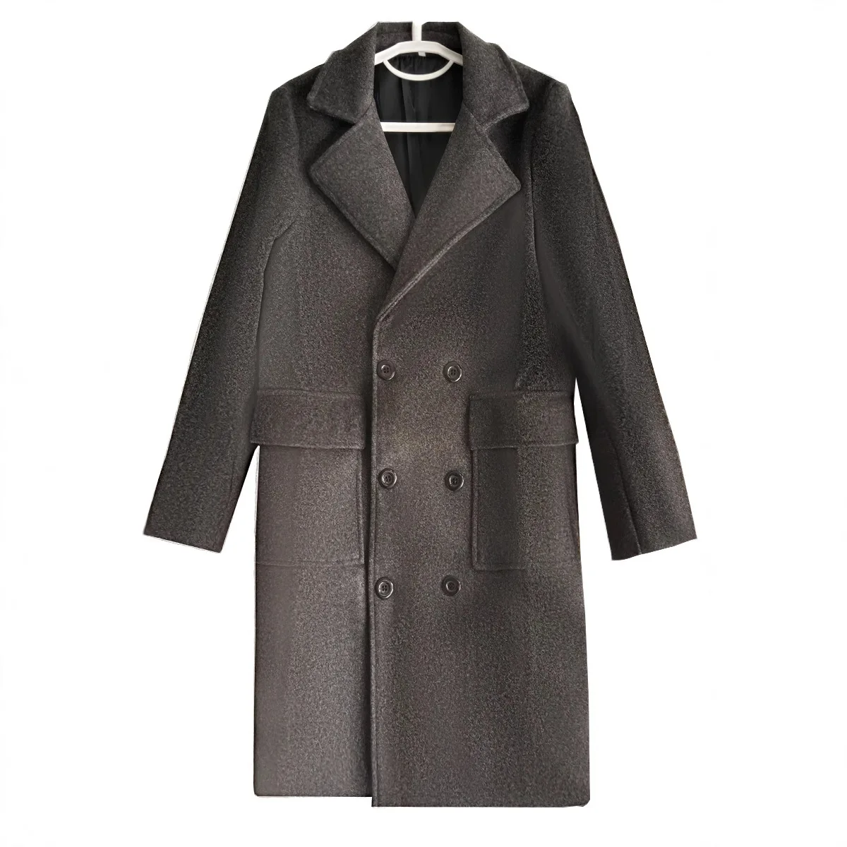 

Пальто из шерстяной смеси, желтое, мужское, с присборенными рукавами, свободного кроя, объемное, просторное, вместительное, нейтральное.