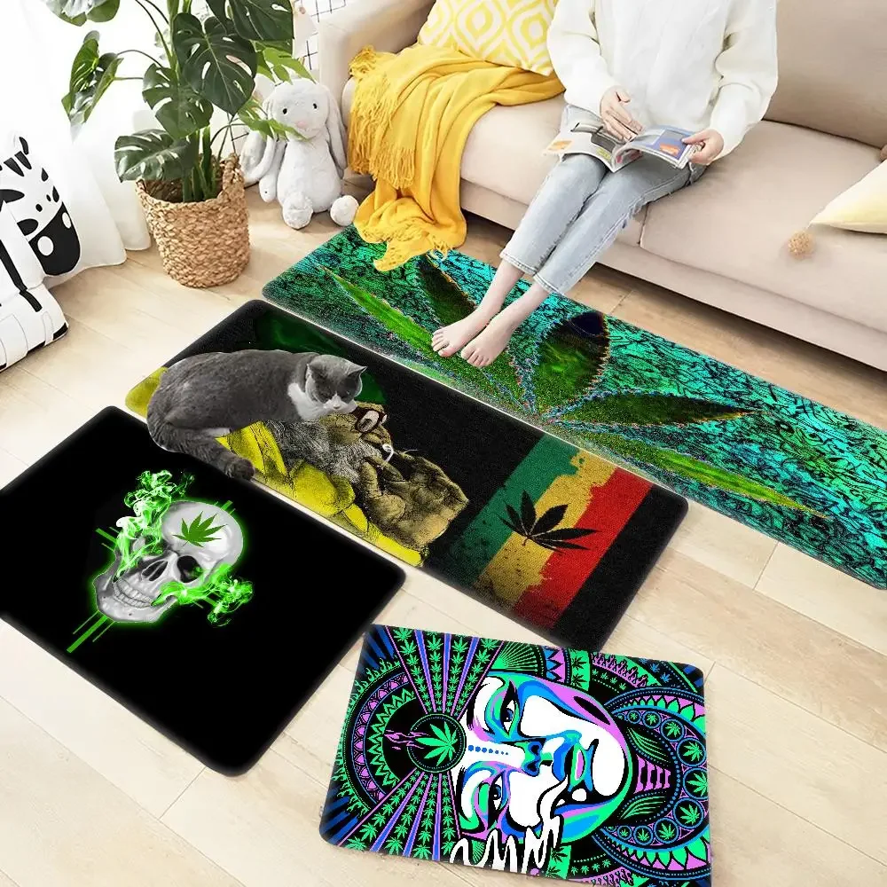 

Abstractionism Art High Weed Floor Mat Bath Mat Nordic Style Home Doormat Bathroom-Toilet Mats Bedroom Welcome Doormat