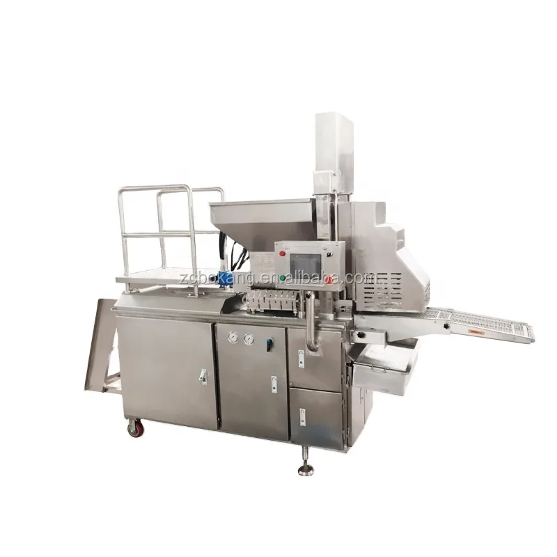 Automatic Hamburger Patty Forming Machine Bokang CXJ400/CXJ600 12KW Motor Bearing High Capacity 400-1500kg/h Beef/Potato Meat