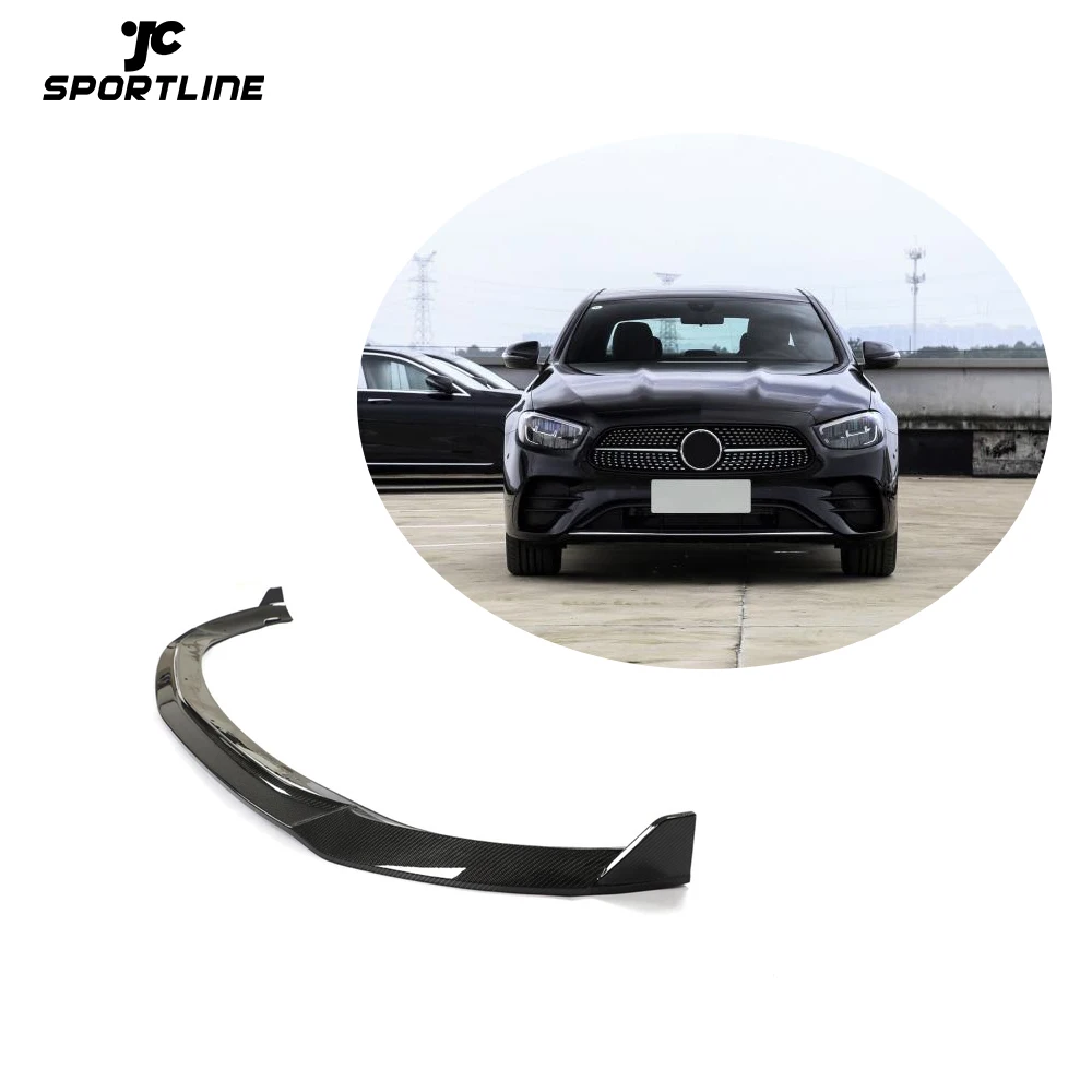 

Carbon Fiber E350 E450 E53 Front Lip Spoiler For Mercedes Benz E Class E350 E450 E53 AMG Sedan 4-Door 2021-2022