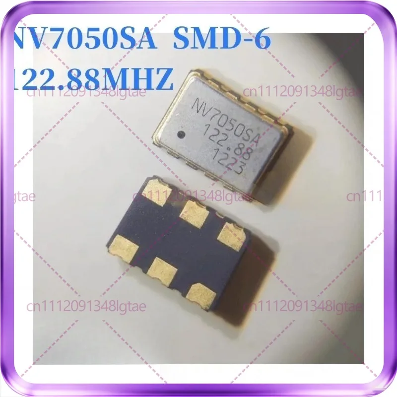 

1pcs New NV7050SA 122.88M 122.88MHZ 122.88 SMD-6 LVPECL 5070 6-pin VC-TCXO