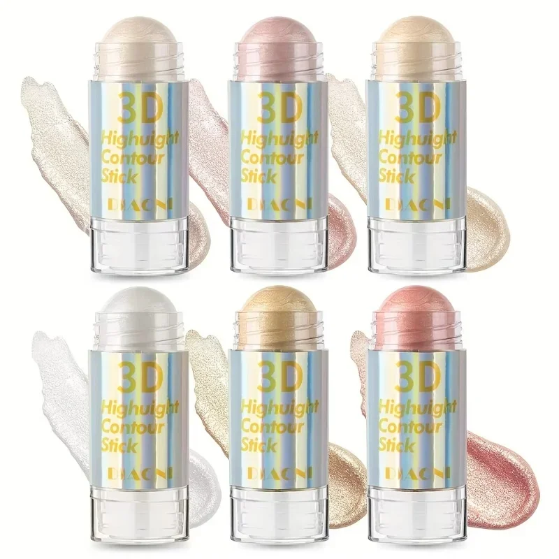 1PC Water Light Highlighter Stick Blush Stick Make Up Face Body Glitter Illuminator Cosmetics Face Contour Brighten Makeup