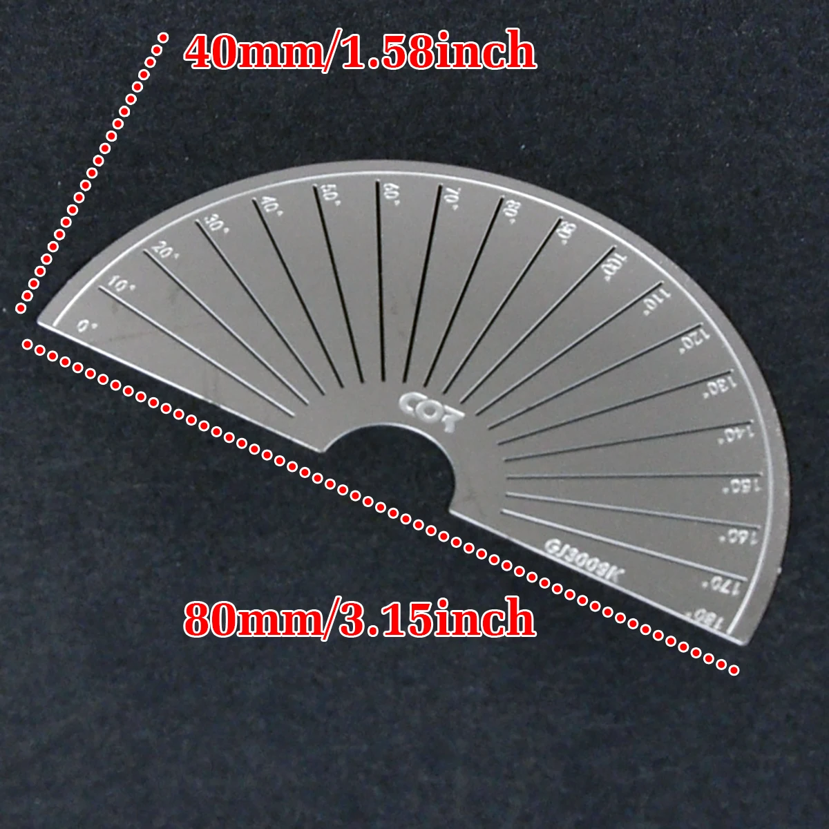 Scale model kit making tools scribing template carving Engraving Sector angle gauge For part detailed remodeling customization