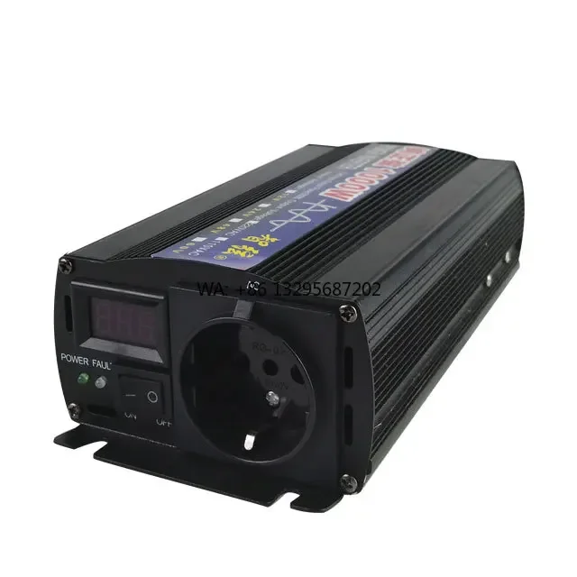 

Best Selling 1000W Peak Car Power Inverter DC 12V 24V to AC 110V 220V Converter with Display 1000W Peak Car Invater