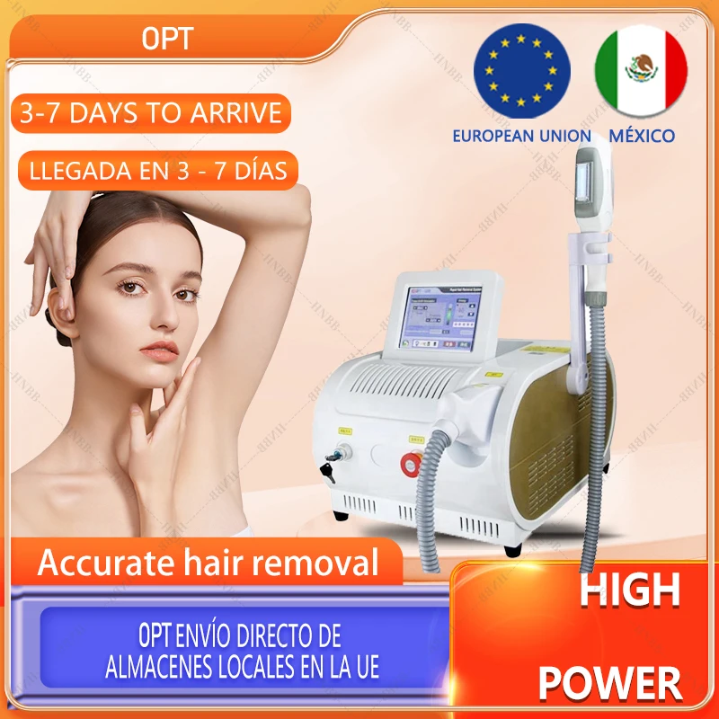 

OPT IPL Pulse Laser Hair Removal Machine Whitening Skin Acne Treatment