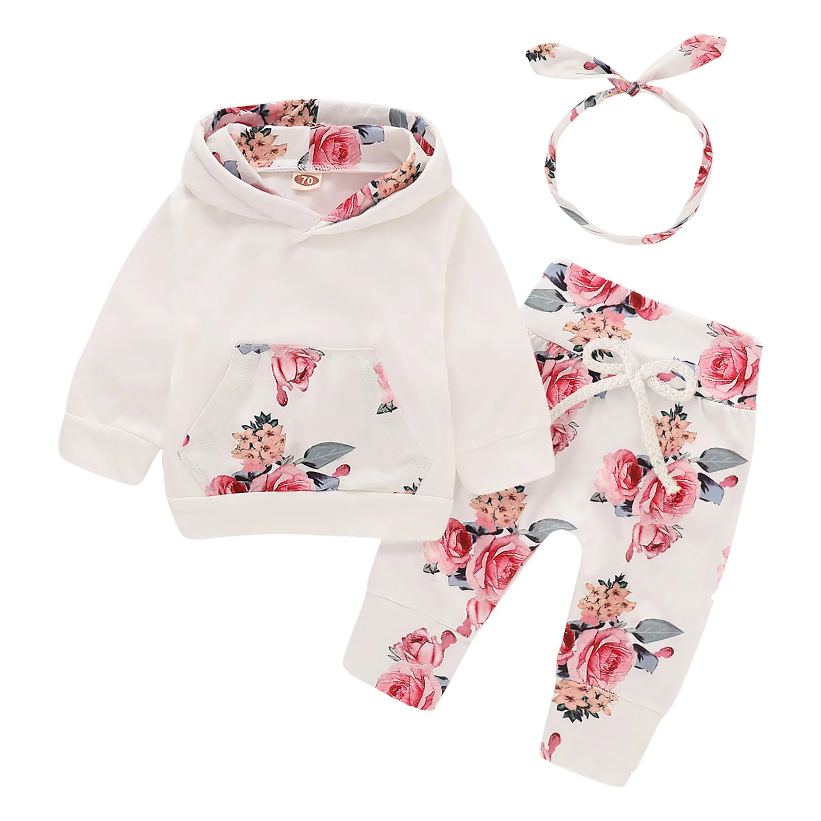 

Summer Outfit Girls Size 6 Girls Short Sleeved Shorts Suit Comfortable Soft Breathable Solid Color Girls Crop Top Hoodie Set