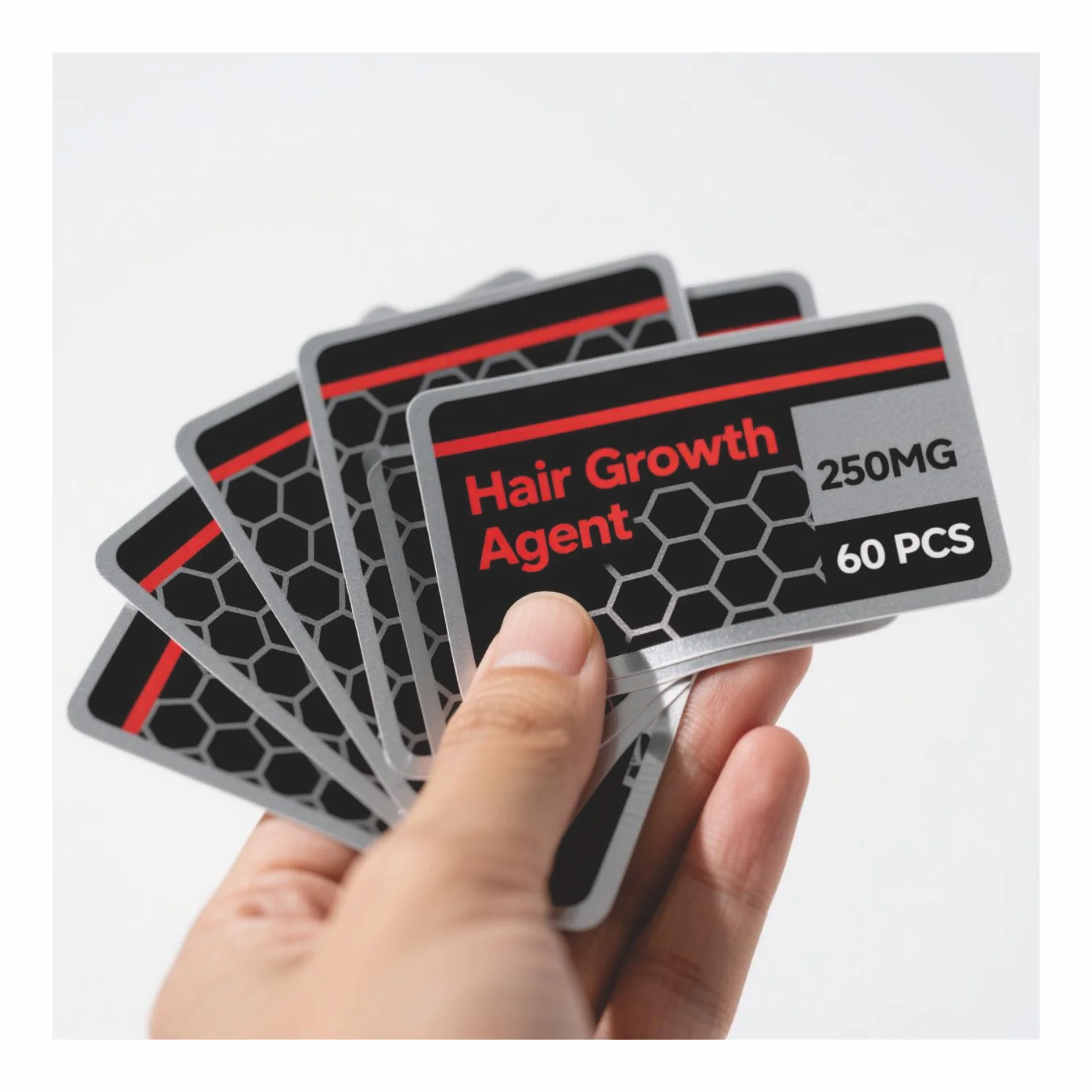 High-Quality Custom Label Manufacturing For Beauty Products With Foil Stamping And Embossing Effects
