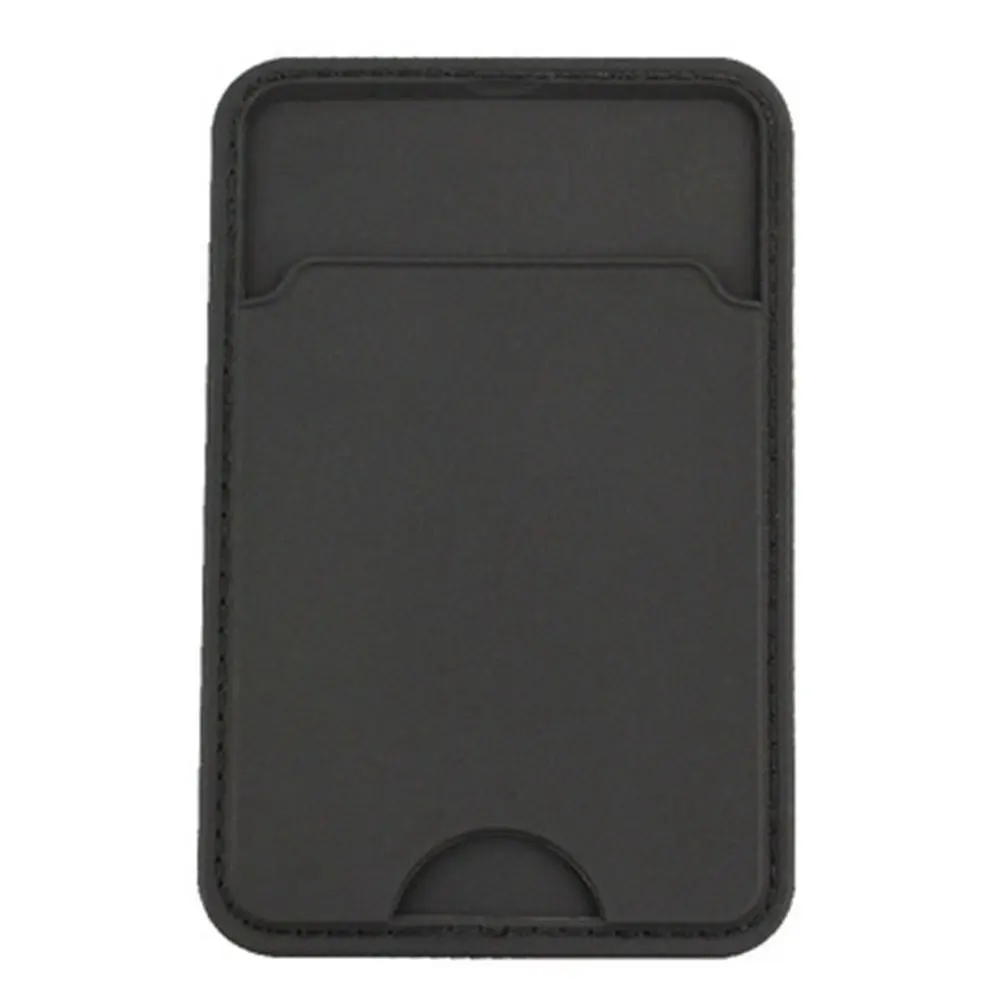 

TPU Back Paste Card Holder Set Back Paste Adhesive Mobile Phone Back Paste Card Holder 6.2*9.5CM Solid Color ID Bank Card