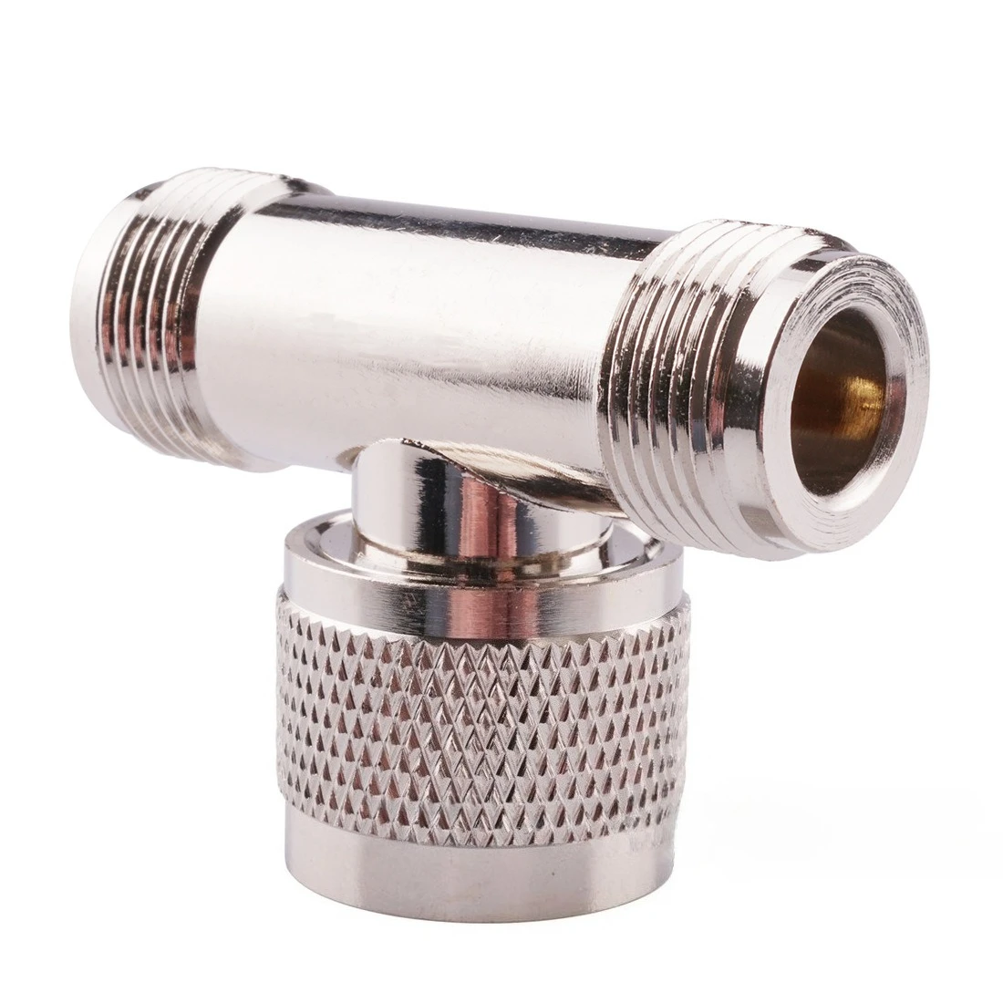 5pcs Coaxial RF connector N-JKK revolving female three-way adapter N head, one male and two female
