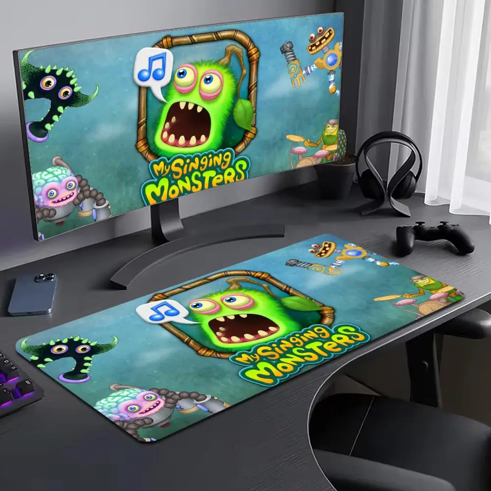 

My Singing Monsters Mouse Pad Large Computer Mouse Pad Office XXL Pc Gamer Non-slip Deskmat Mousepad Keyboard Rubber Game Rug