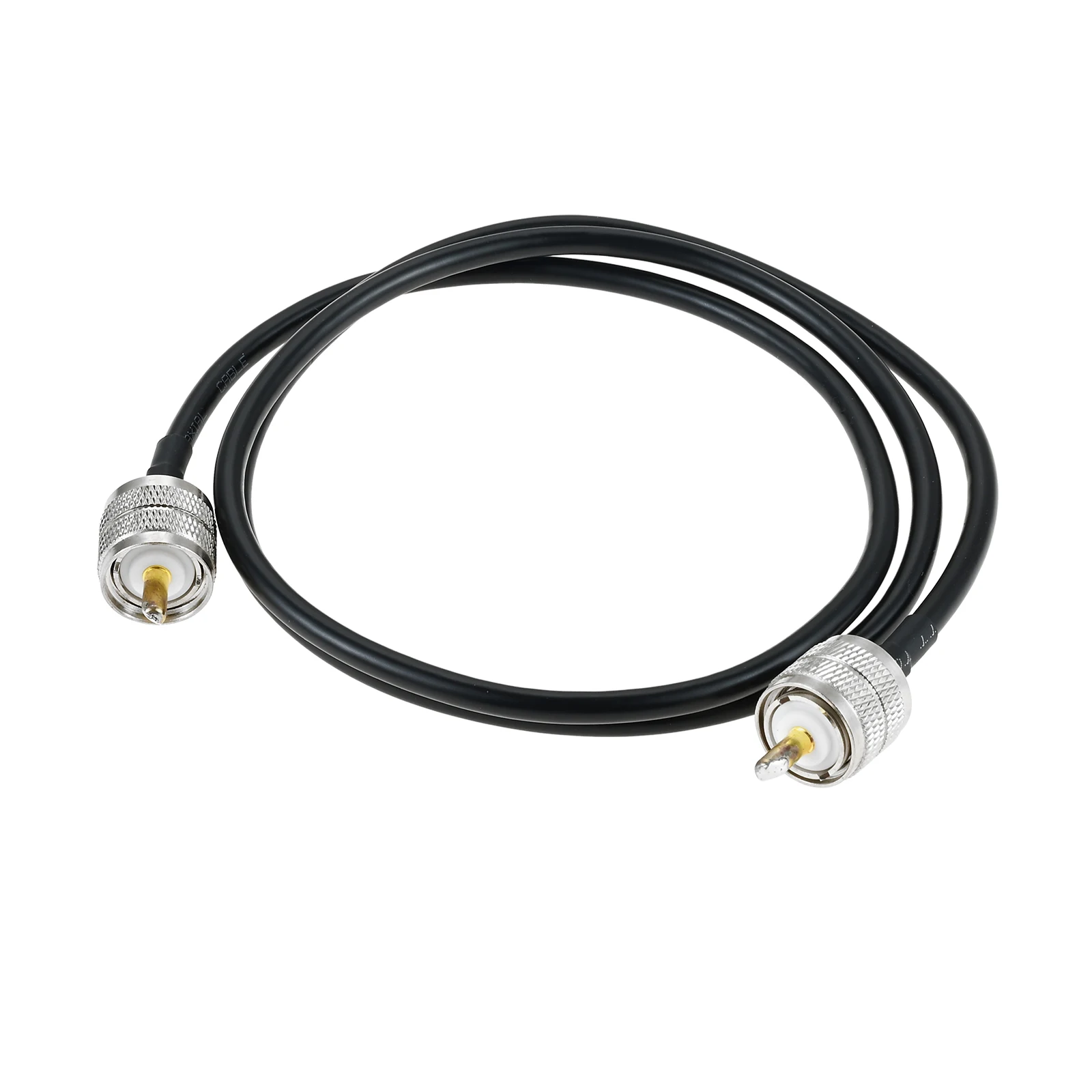1Pc RG8x Jumper Cable 3ft CB Coax Cable PL259 UHF Connector 50 ohm Low Loss for Ham Radio Antenna Analyzer Dummy Load SWR Meter