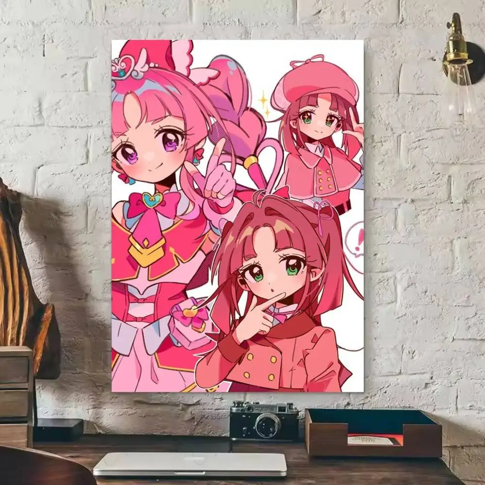 Kobayashi Mikuru Pretty Cure Cure Mystique   Poster Waterproof HD Art Wall Decal Self-Adhesive Print