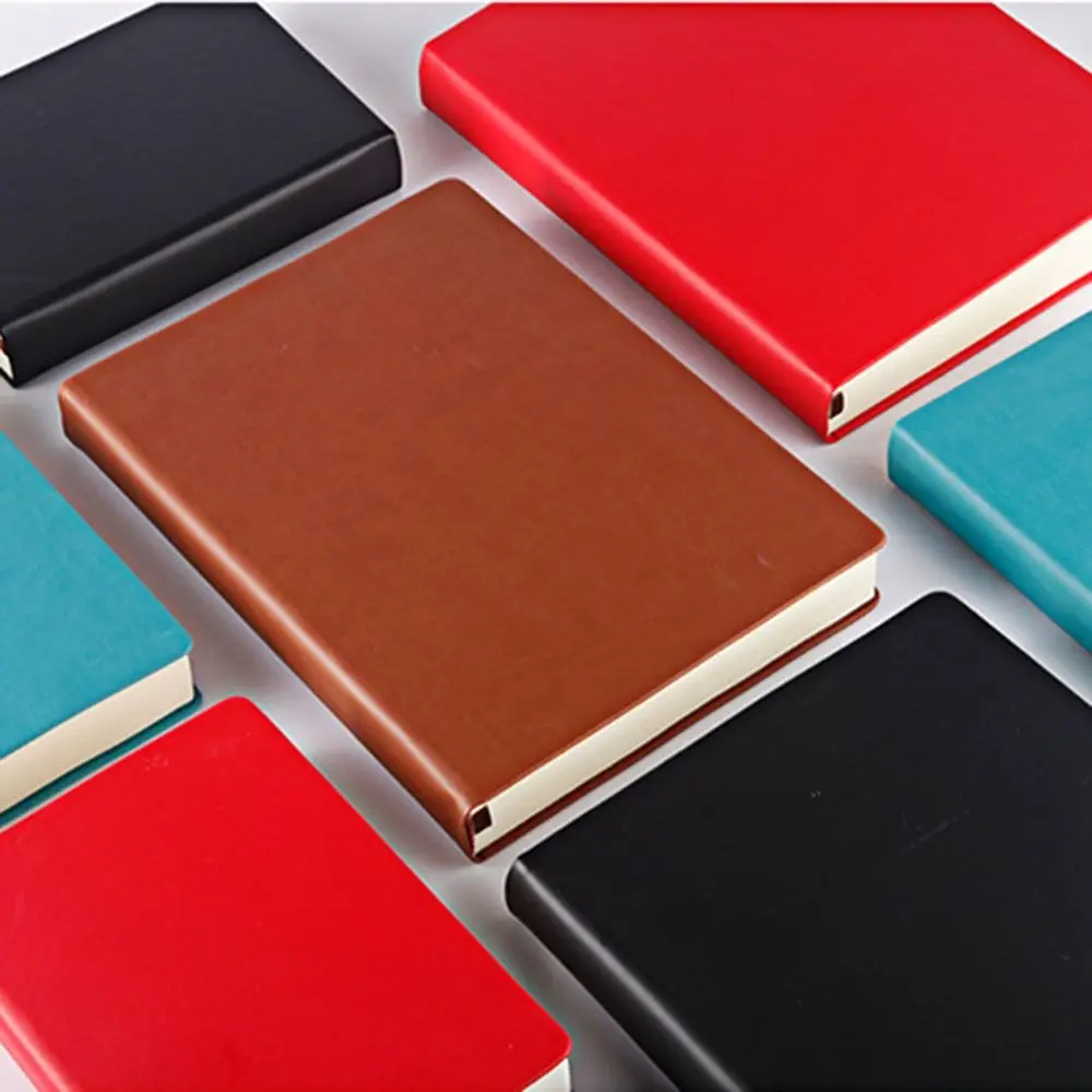 A4/A5/A6 Sketchbook Super Thick 330 Sheets Writing Blank Notepad PU Leather Soft Cover Blank Inner Pages Journal Diary Notebook
