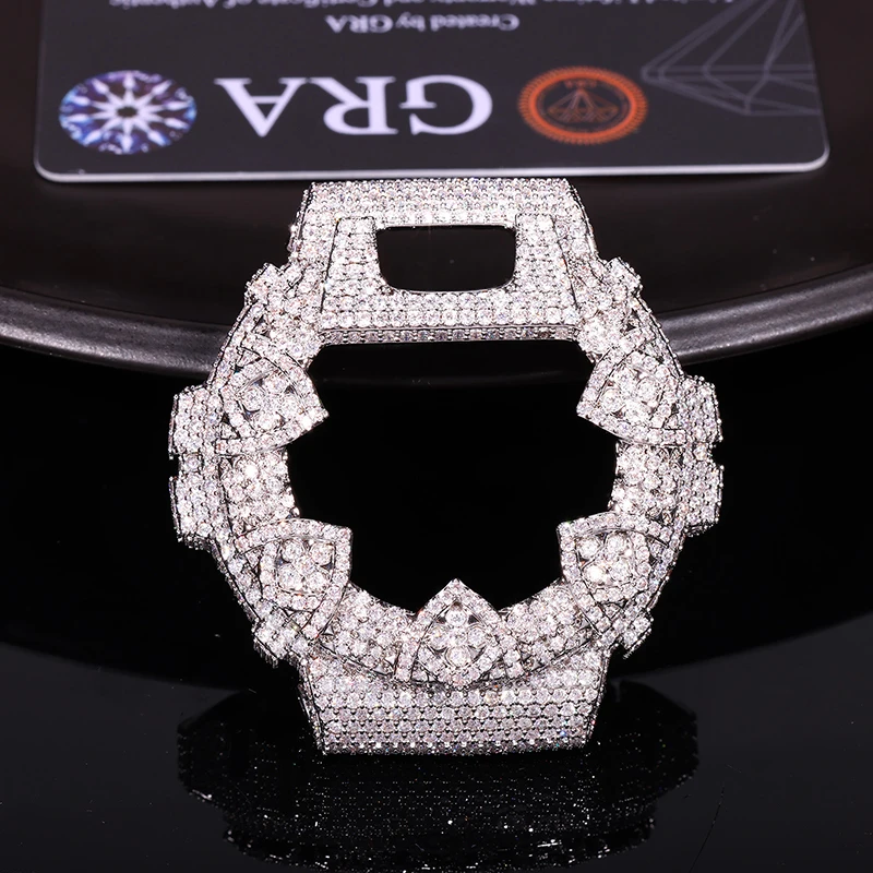 Jewelry Watches Luxury - Men Luxurious Watch Case Moissanite Paved