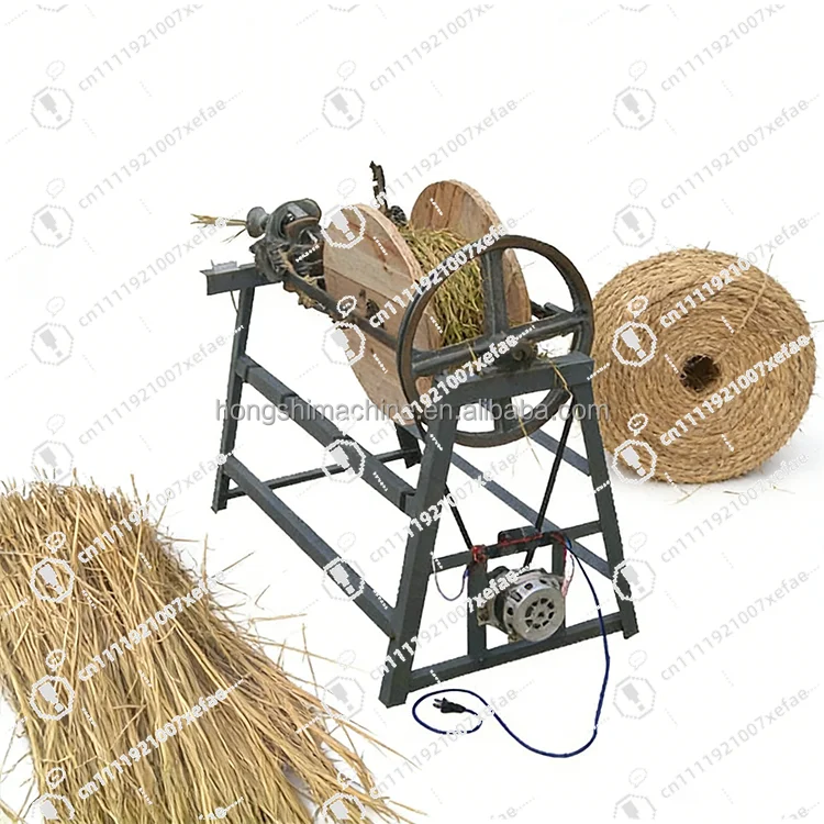 

Electric Straw Rope Braiding Machine, with The Function of Twisting Straw Rope and Fiber Straw Rope Production