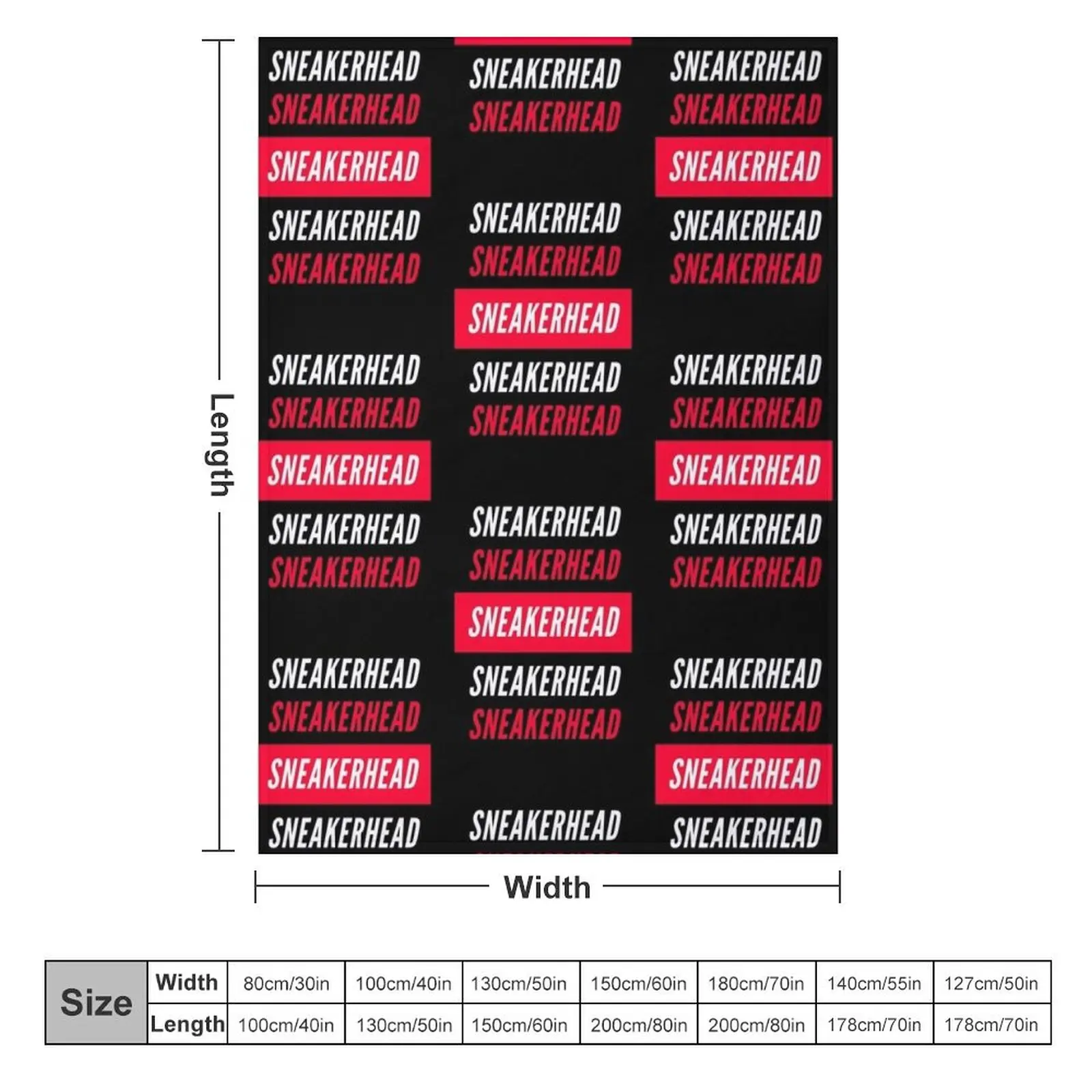 SNEAKERHEAD hypebeast design Throw Blanket heavy to sleep Soft Beds valentine gift ideas Blankets