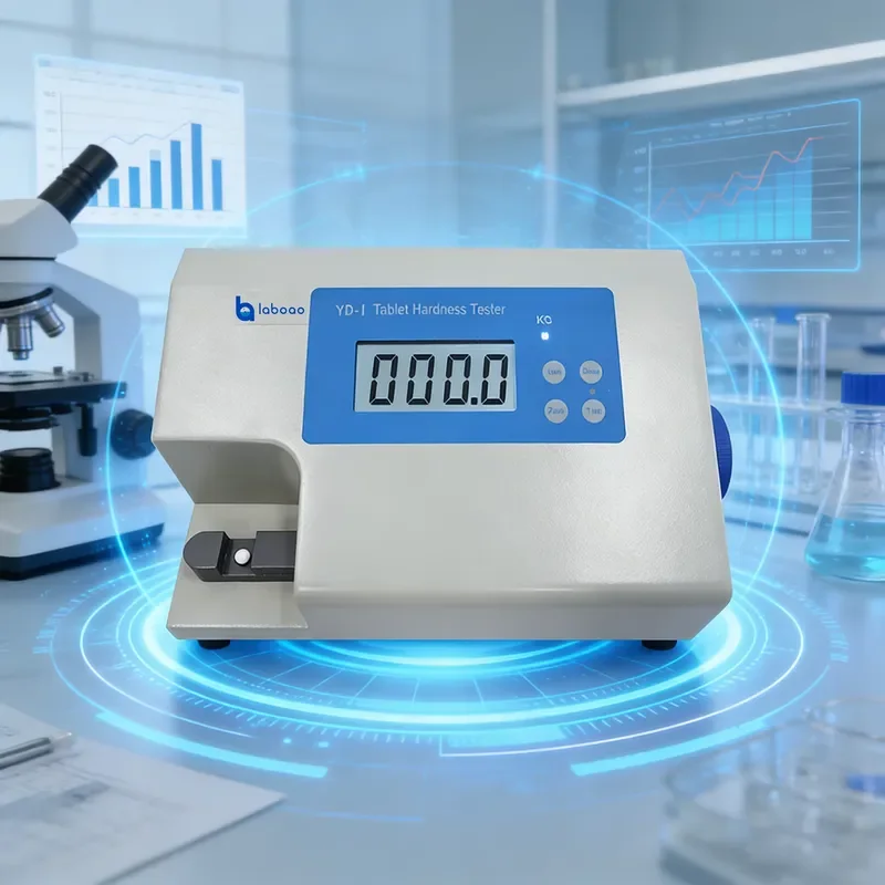 LABOAO YD-1 Manual Tablet Hardness Tester Handheld Pharmaceutical Instrument for Pill Strength Testing 220V 50Hz Lab Device