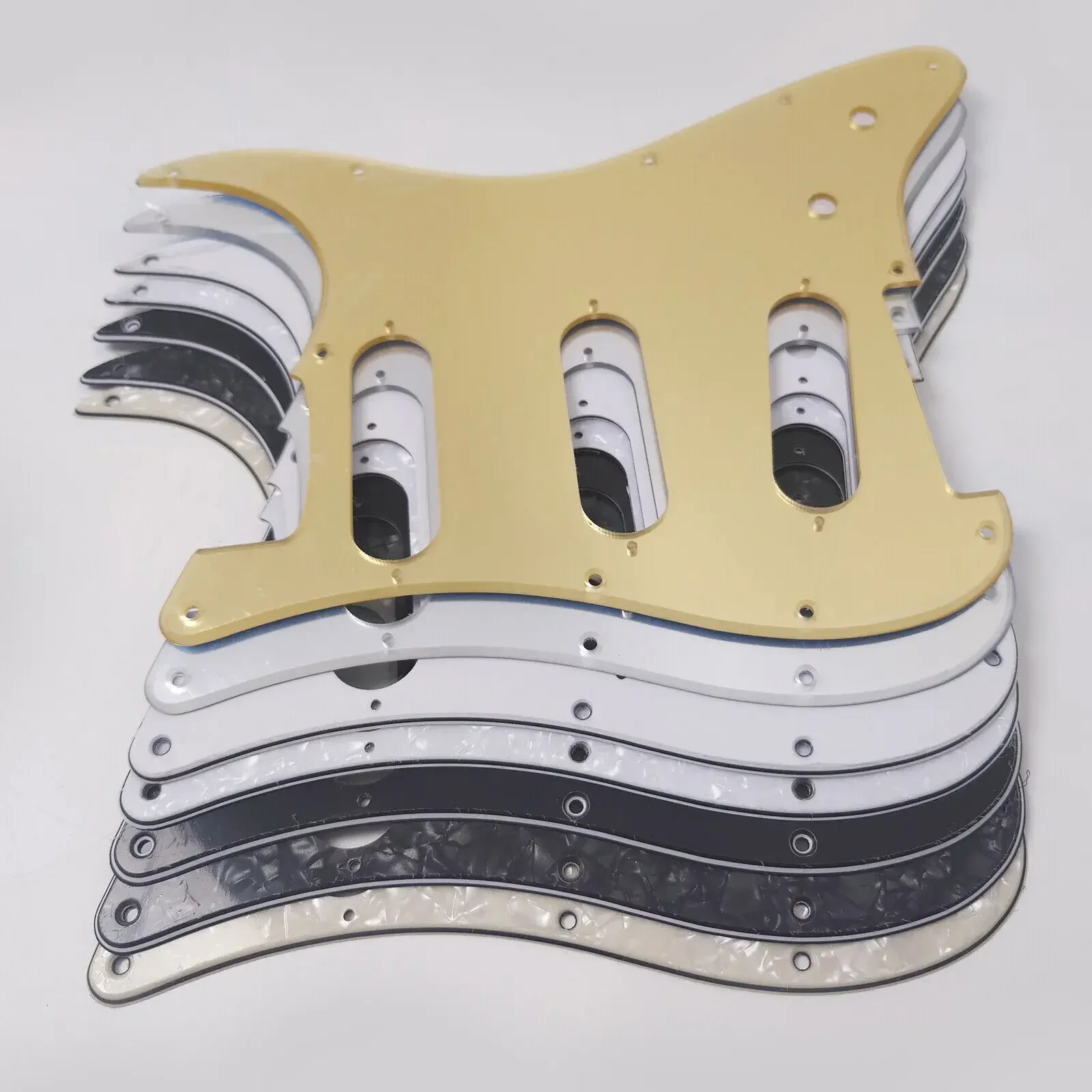 sss-guitar-pickguard-11-hole-tri-sonic-pickups-guitar-scratch-plate-for-usa-mexican-st-electric-guitars-replacement-parts