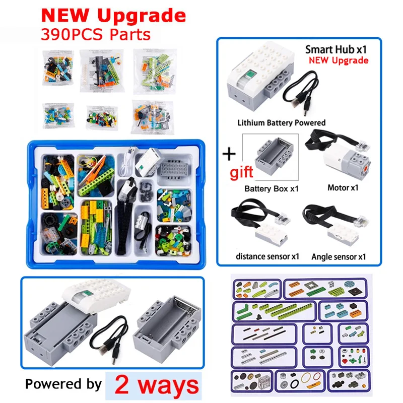 

NEW Upgrade 390Pcs The 3rd Generation WeDo STEAM Educational School Robotics Construction WeDo 3.0 Core Set Bricks Kit Toys Gift