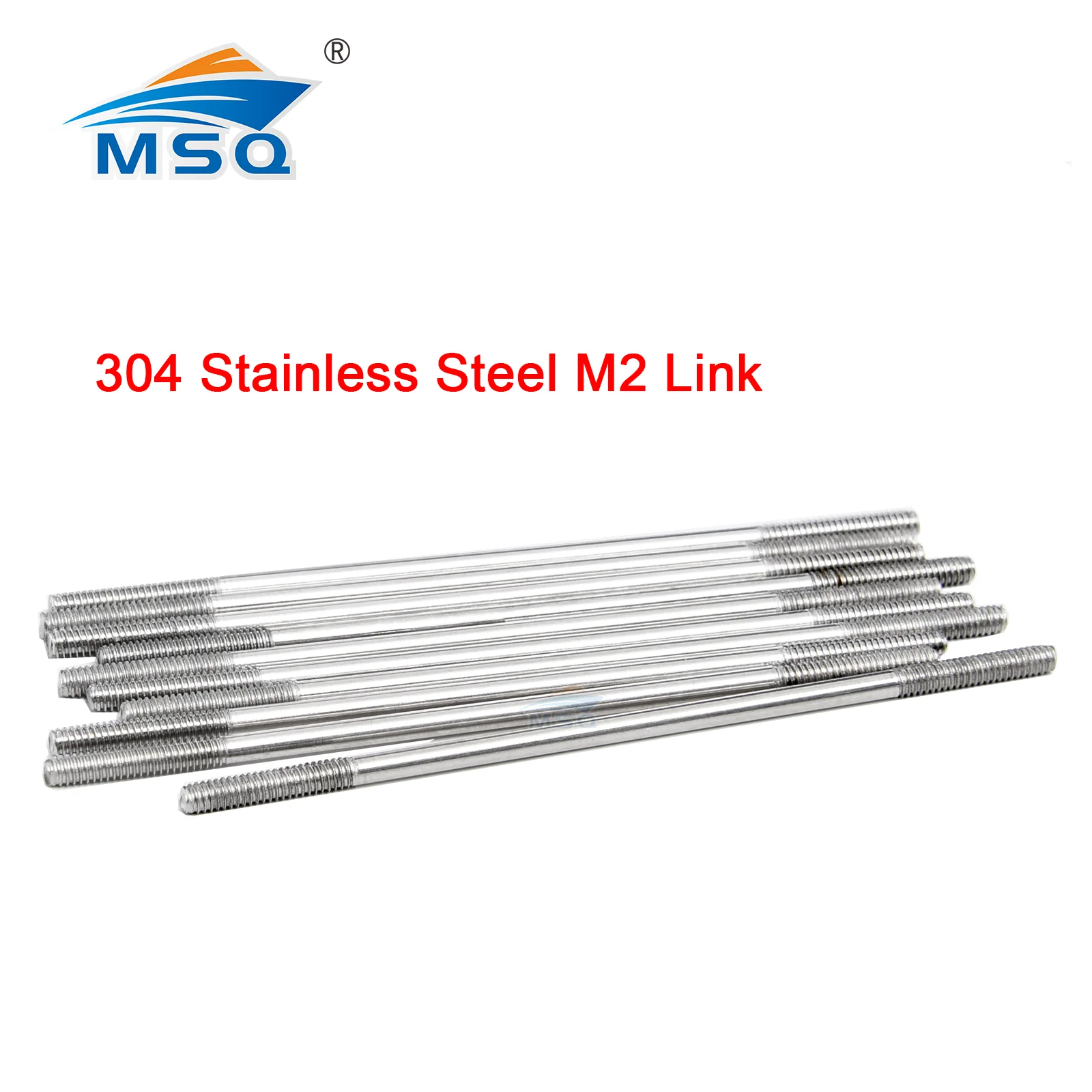 

10pcs Metall Push Rods M2 L25/30/35/40/45/50/55/60/65/75/85/95/100/110/120/130/140/150/200/250/300mm For RC Modle Connection Rod