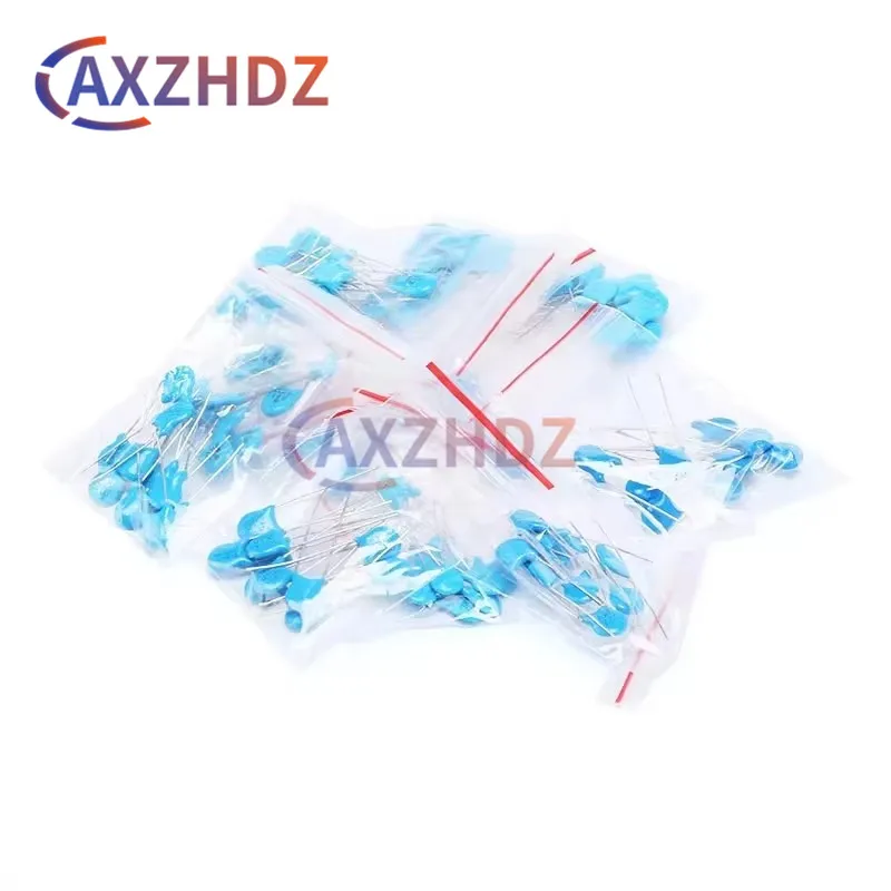 

100/300Pcs High Voltage Ceramic Capacitor Assortment Kit 1/2/3KV 102K 103K 152K 221K 222K 332K 471K 472K 561K 681K DIY Set