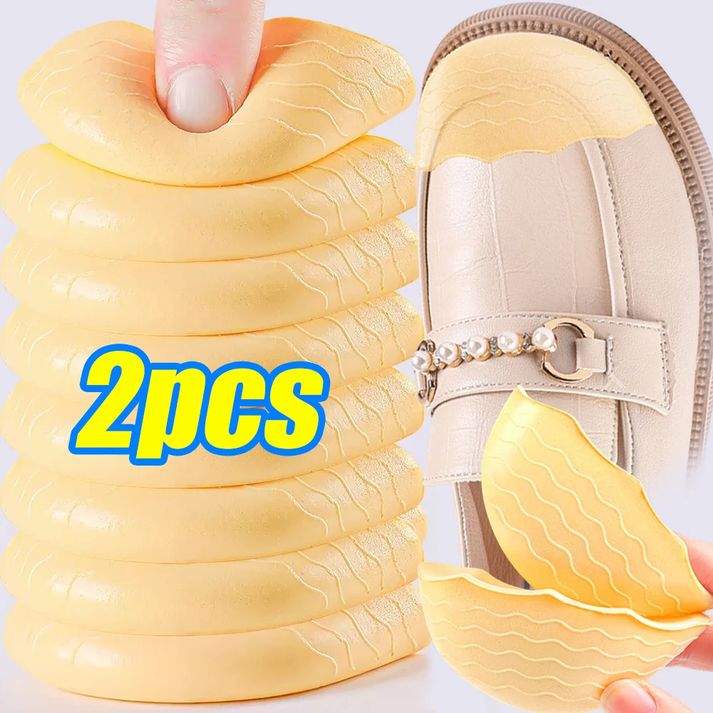 2Pcs Sponge Forefoot Insert Pads Women Gril's High Heel Shoe Big Shoes Size Adjust Toe Front Cushion Pain Relief Protector