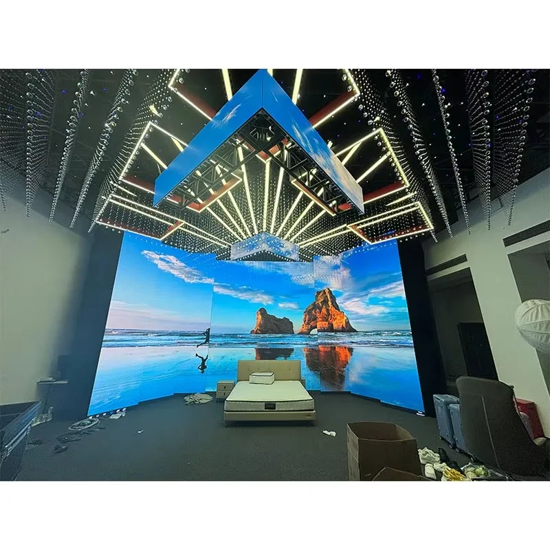P2.976 P3.91 Seamless Splicing LED Video Wall, Multi-size HD Panel for Indoor Outdoor Stage Background Rental Visual Display