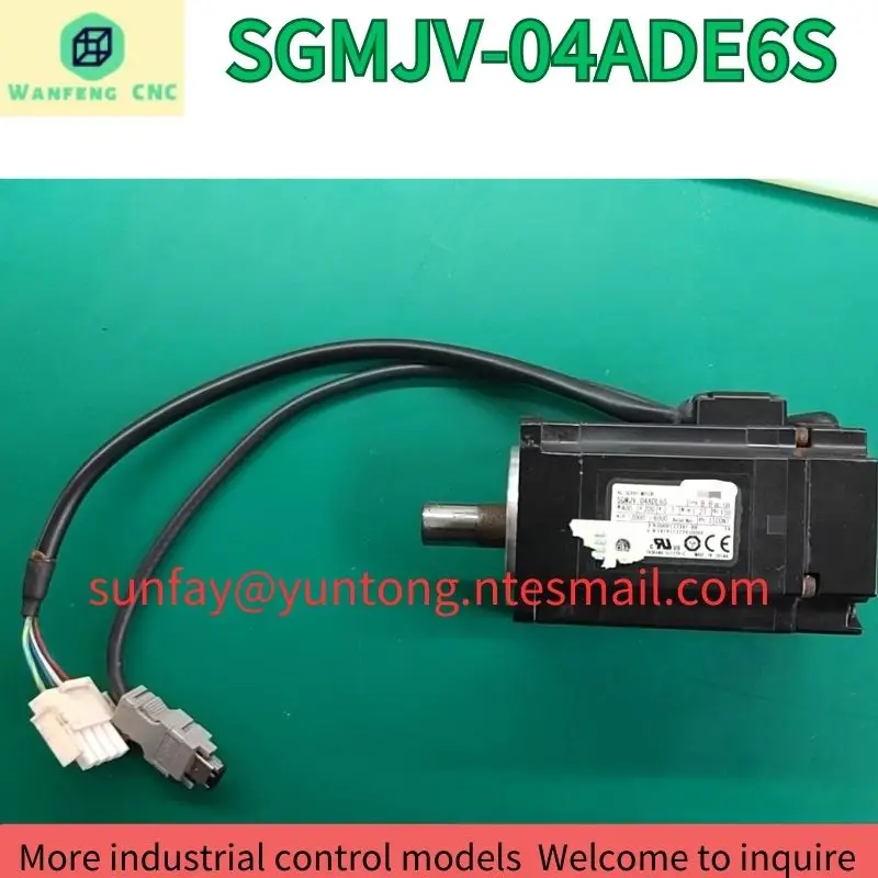 second-hand Servo motor SGMJV-04ADE6S test OK Fast Shipping