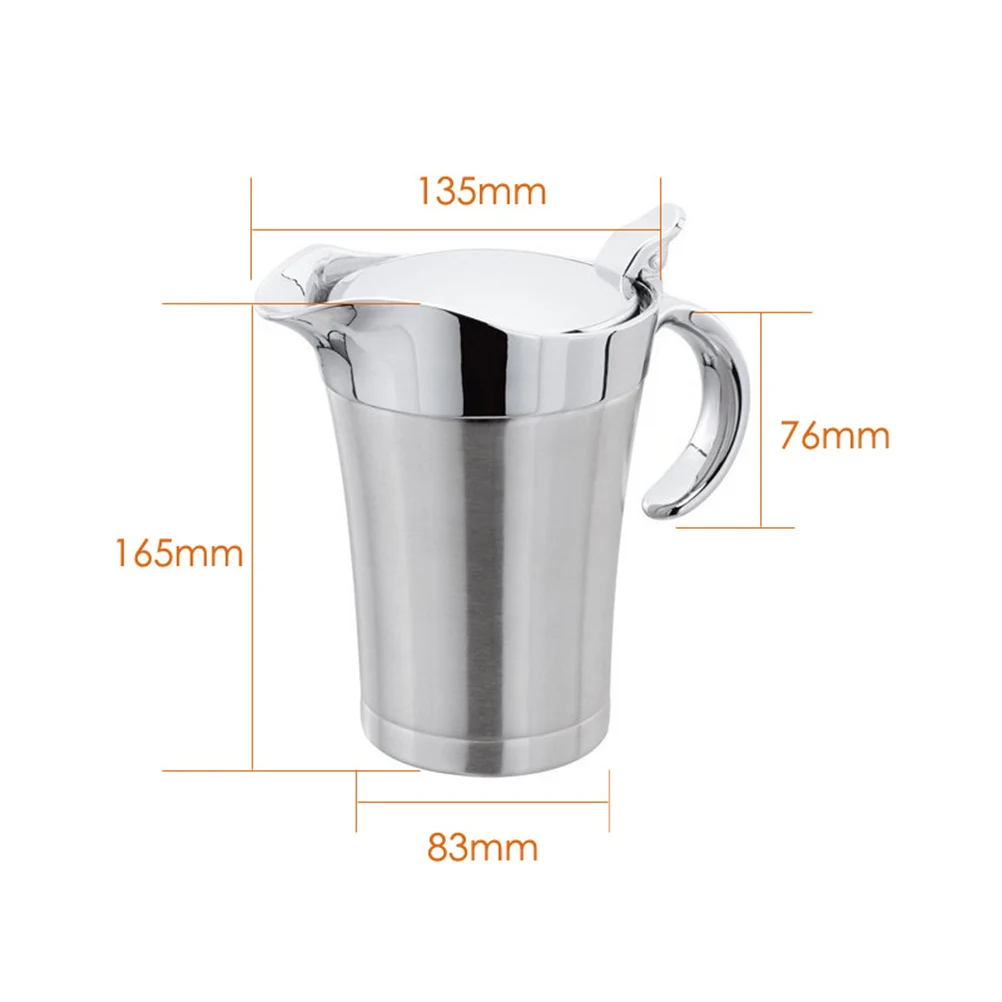 

Sauces Stainless Steel Pot Vinegar Dispenser Fuel Injector Kitchen Oil Container