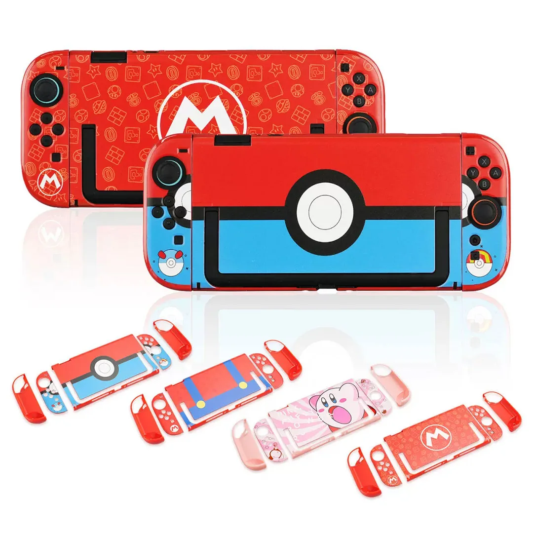 

Ni2026 ntendo Switch 2 Console Protective Case Pink Cute Hard Shell Removable Accessory for Switch 2