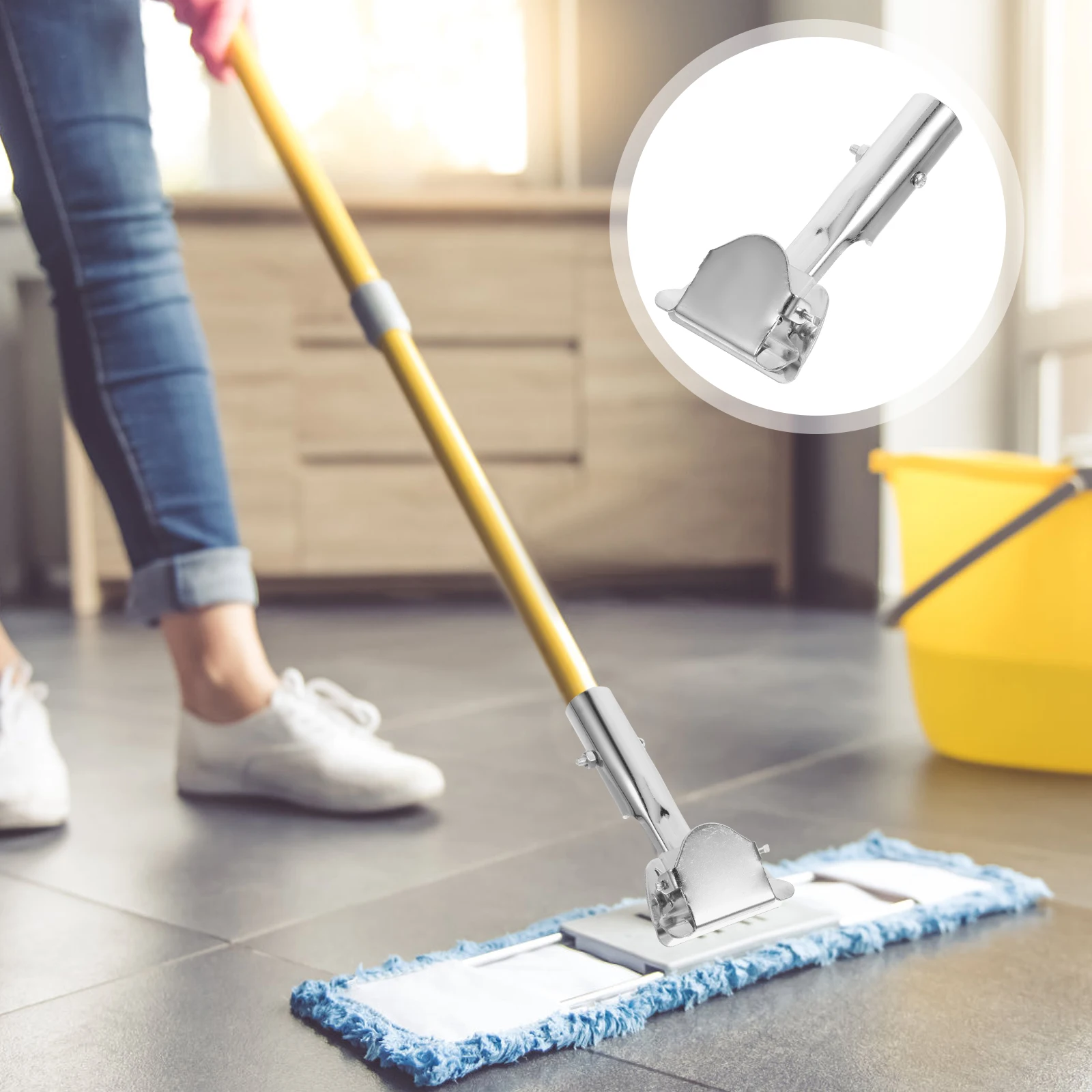 

Mop Rod Chuck Clip Pole Replacement Handle Broom Bracket Connector Clamp Stick Adapter Heads