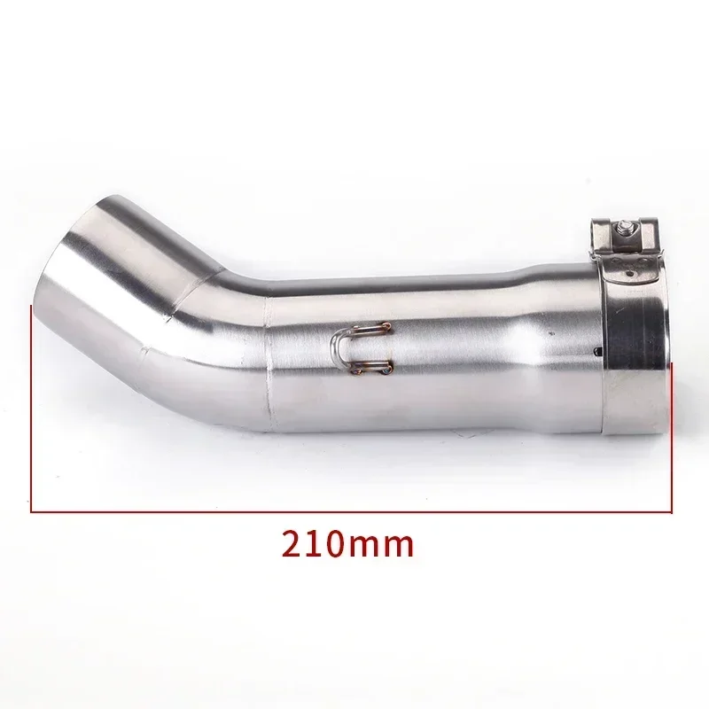 

A/TJ/FZ8N Slip On For Yamaha FZ8 FZ800 Motorcycle Exhaust Muffler Modified Middle Pipe Connector Link Pipe Tube For Without Exha