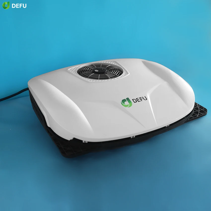 Camper Electric Parking Cooler Tractor AC 24v 12 Volt RV Caravan 12v Air Conditioner for Truck