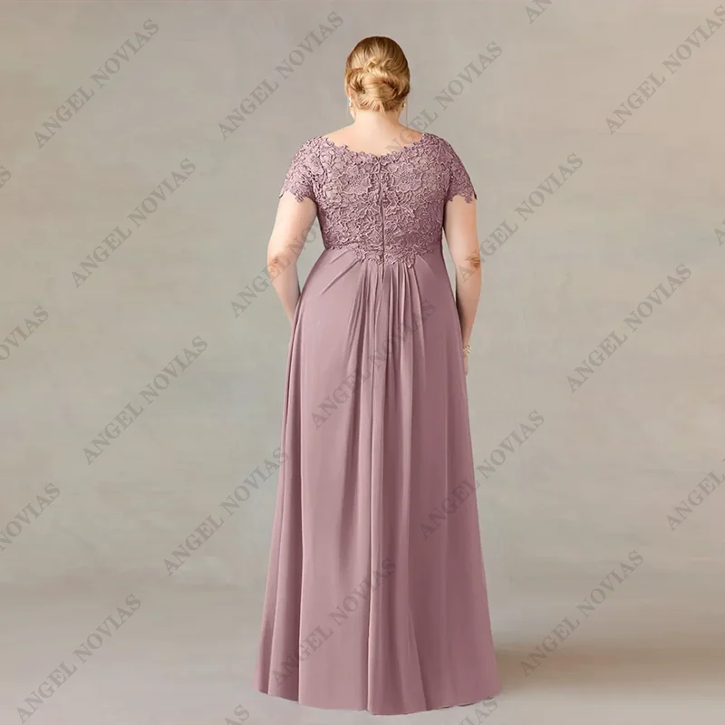 Customized Long Pinky Plus Size Mother of Bride Dresses 2025 Wedding Party Dress vestidos de fiestas elegantes mujer