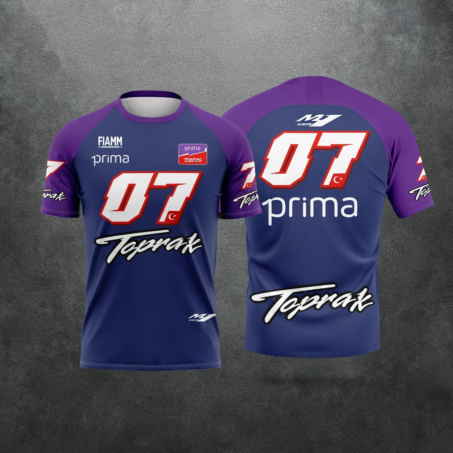 Carrera de Motos 2026 # Camiseta con Estampado 3D de 7 Rider Toprak Razgatlioglu Fan para Hombres y Mujeres, Ideal para Combinar en Familia en Verano