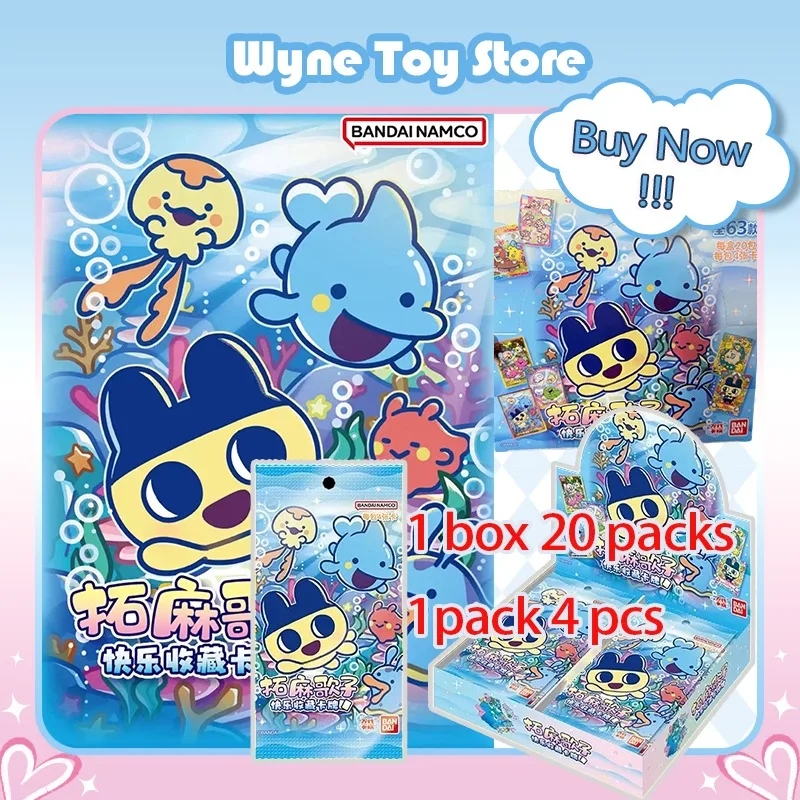 

IN STOCK genuine BANDAI Tamagotchi Happy Collection Card Box TCG Booster Box Game Cards Set Card Play Blind Box Anime Peripheral
