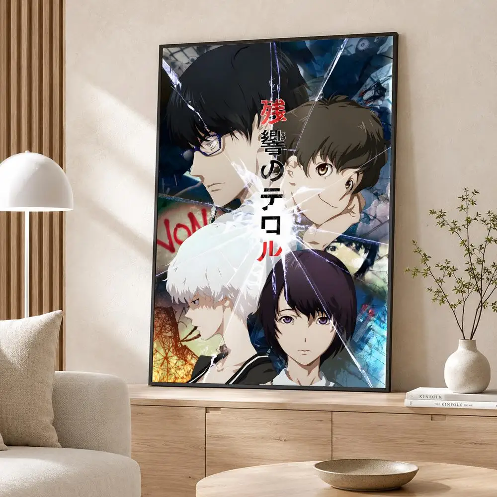 Anime Terror in Resonance Poster Poster Wall Sticker Waterproof Self Adhesive HD Art  Bedroom Bar Decor
