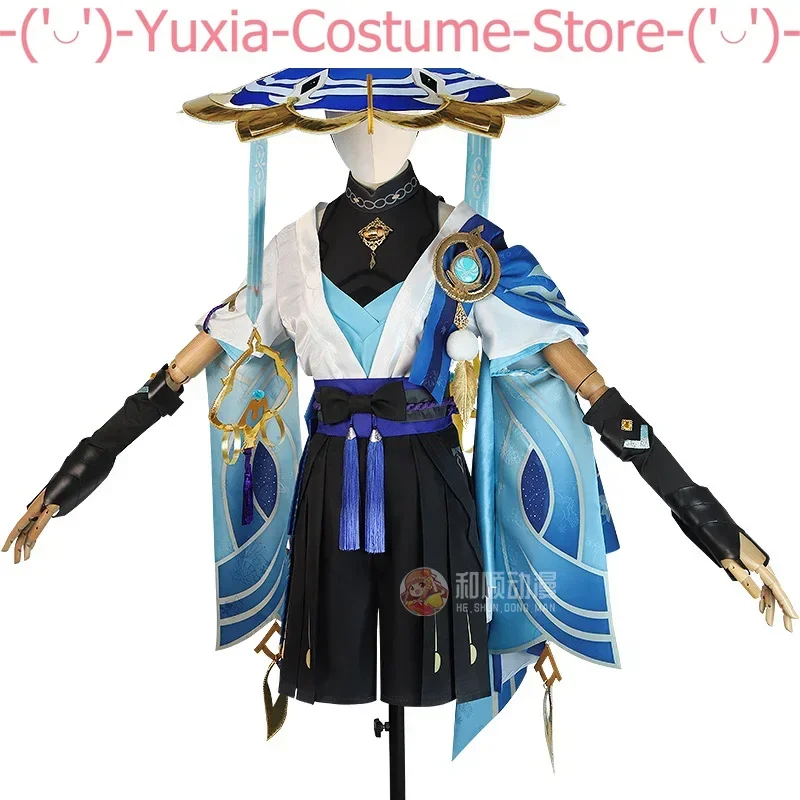 Anime! Genshin Impact Wanderer Scaramouche tuta da gioco bella uniforme Costume Cosplay Halloween Carnival Party Outfit Men