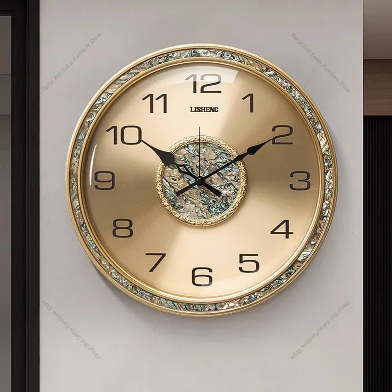 Nordic Decoration Wall Clocks Art Mural Luxury Elegant Living Room Wall Clocks Silent Italian Design Home Decor Duvar Saati LLWC